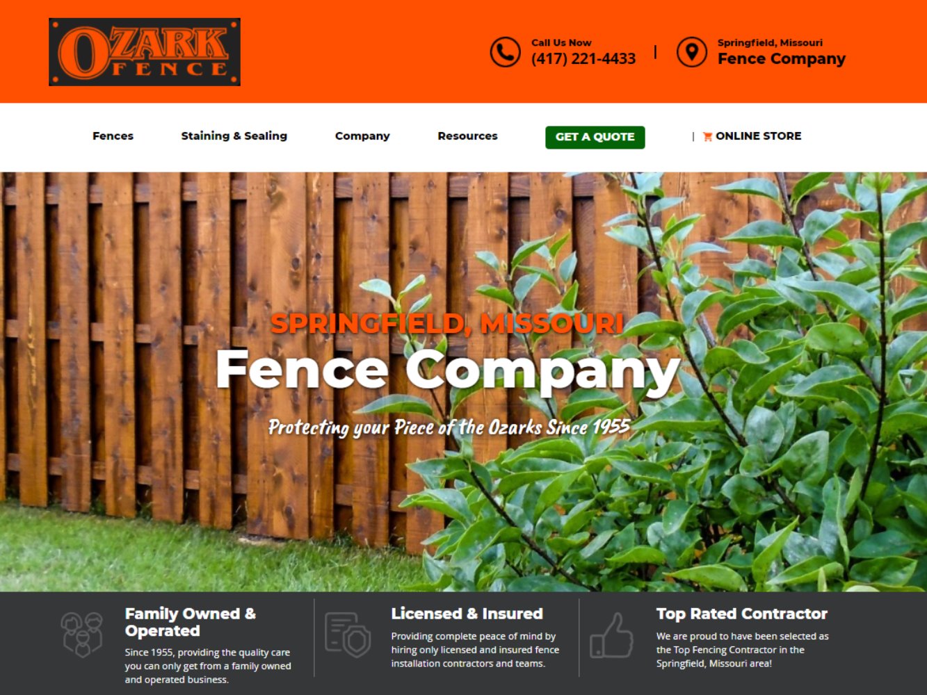 Meet Ozark Fence! Springfield, Missouri’s Reliable Fence Company