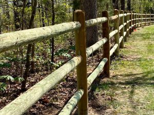 Post and Rail Wood Fences