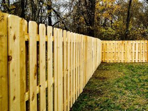 Photo of a shadowbox wood fence