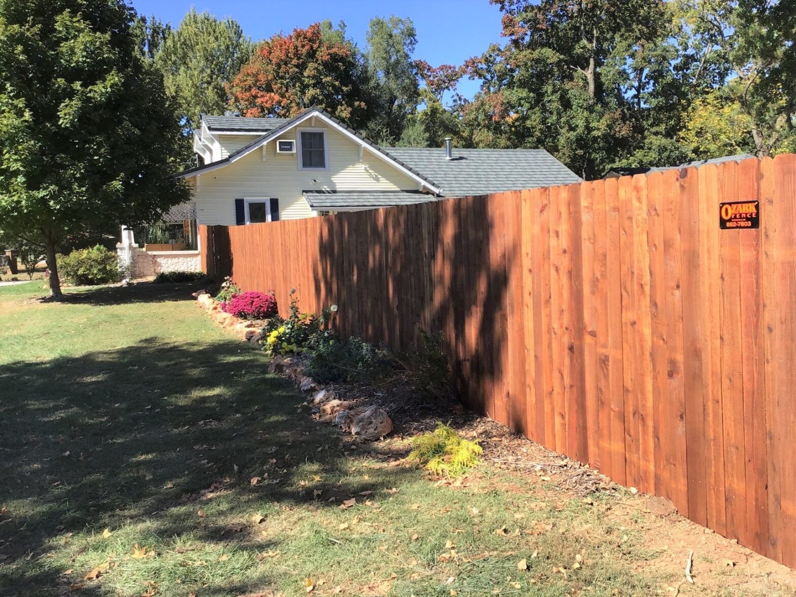 Photo of a wood fence in Springfield, Missouri by Ozark Fence