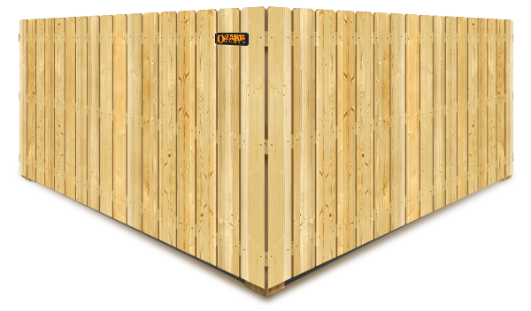 Ash Grove MO stockade style wood fence